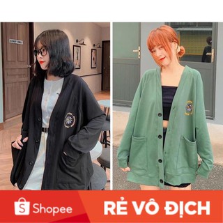 Áo khoác cadigan mỏng hoa cúc có cúc