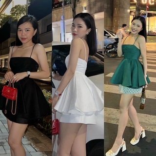SET ÁO PEPLUM HAI DÂY KÈM CHÂN VÁY