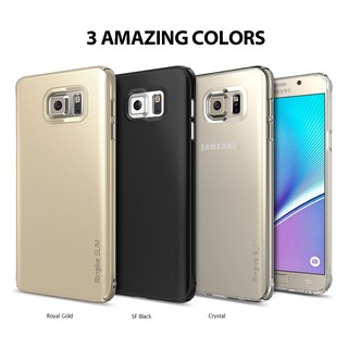 [Xả kho] Ốp lưng Ringke Slim Galaxy Note 5 - Ringke Hàn Quốc (màu Vàng Gold)