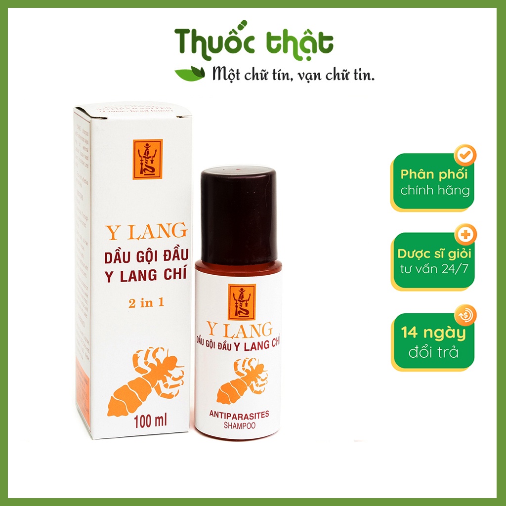 Dầu gội đầu Y Lang Chí chai 100ml - giúp làm sạch chấy hiệu quả