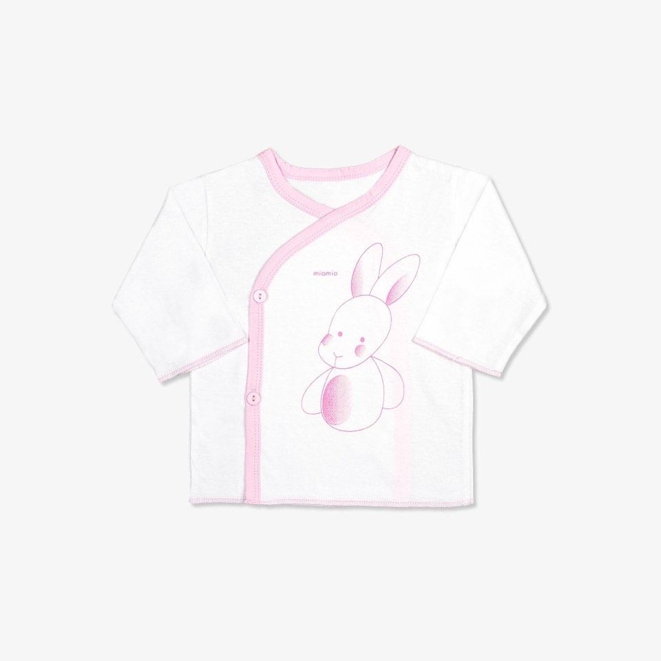Quần Đáy Liền, Áo Sơ Sinh Cài Chéo MIOMIO, Họa Tiết: Thỏ Chó Cho Bé Trai Bé Gái (Từ 0-6 tháng), Vải Cotton