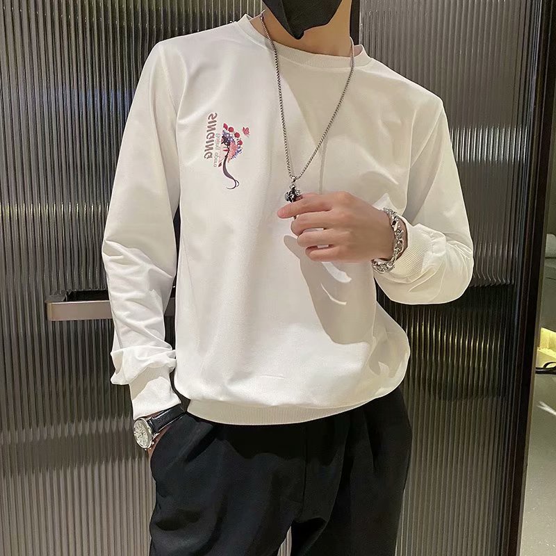 Áo Nỉ Nam - Áo Thu Đông Nam Cổ Tròn Tay Dài Chất Liêu Poly Cao Cấp Co Dãn Mềm Mịn - TD51