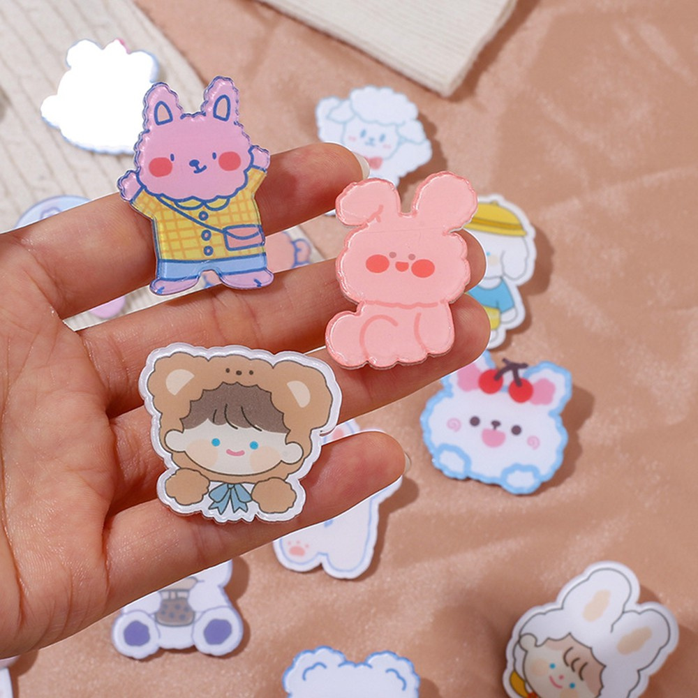 1 Huy Hiệu Cài Áo Kim Loại Nhiều Kiểu Dáng Dễ Thương