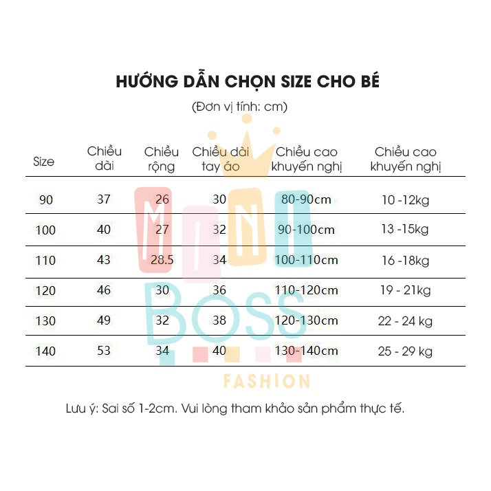 Áo thun trơn cổ 3 phân cho bé trai bé gái MiniBoss | Áo thun cổ cao Quảng Châu MiniBoss ATD127