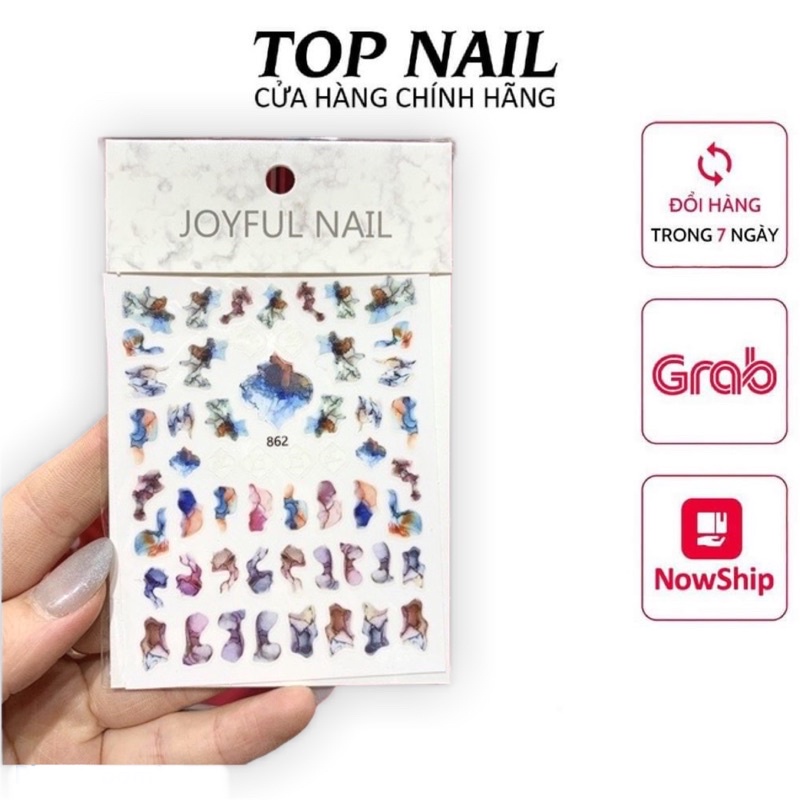 Hình dán trang trí móng,sticker mã 862