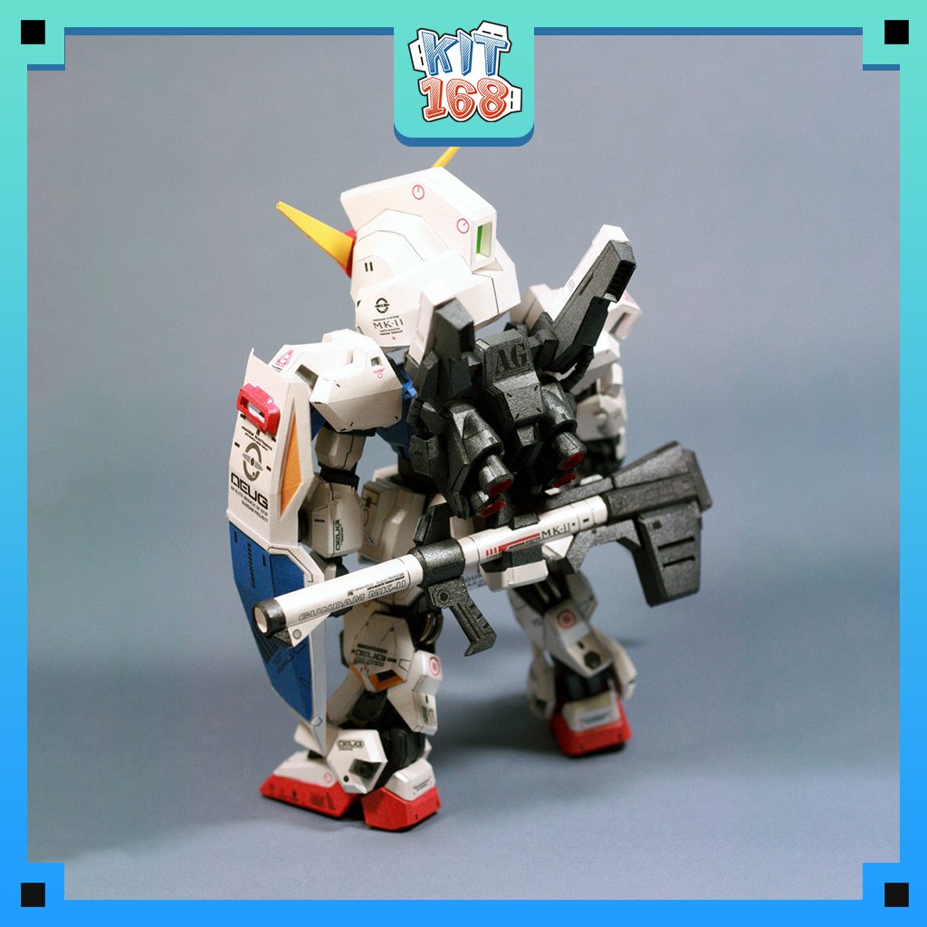 Mô hình giấy Anime Game Robot SD RX-178 MkII Gundam