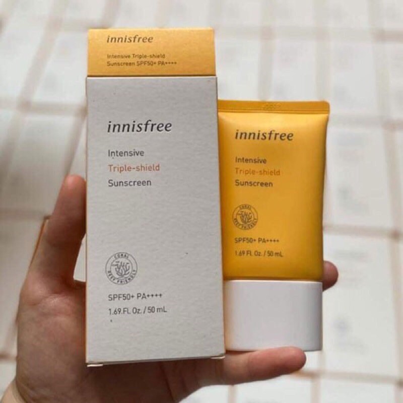Kem Chống Nắng Innisfree Triple Shield SPF50+ PA++++ Mẫu Mới | BigBuy360 - bigbuy360.vn