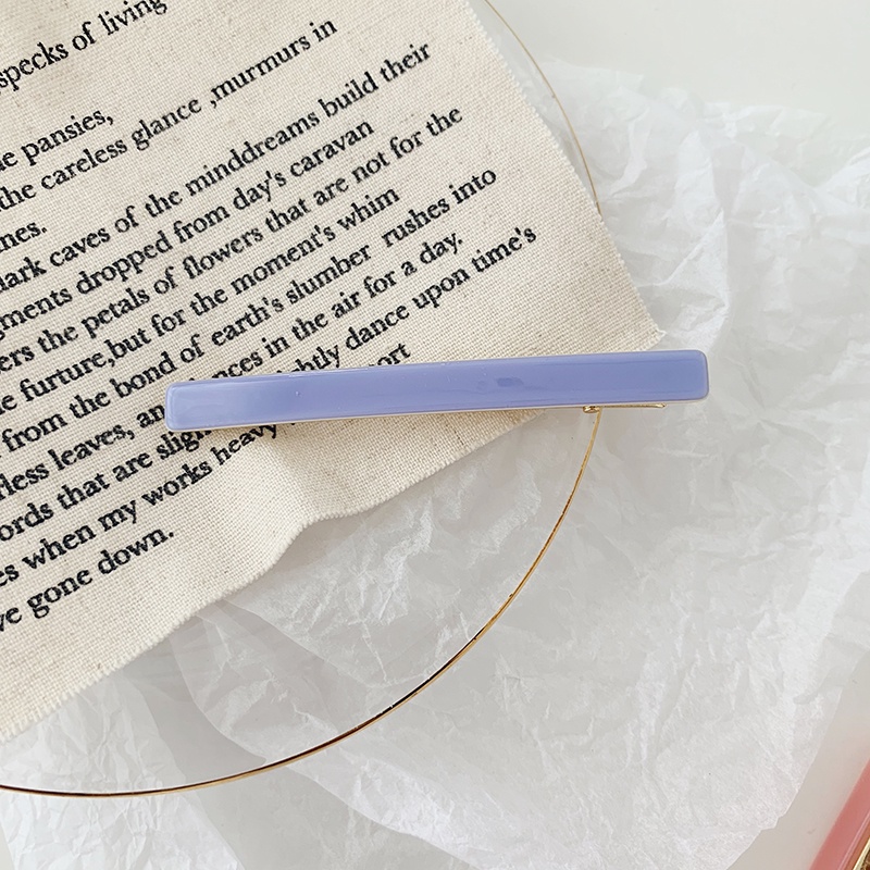 Kẹp Tóc Nhựa Acrylic Màu Kẹo Ngọt Phong Cách Hàn Quốc Dễ Thương