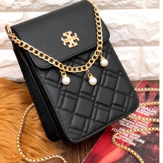 Tory burch túi đeo chéo mini 10.10>tory kira chevron đính ngọc trai giả