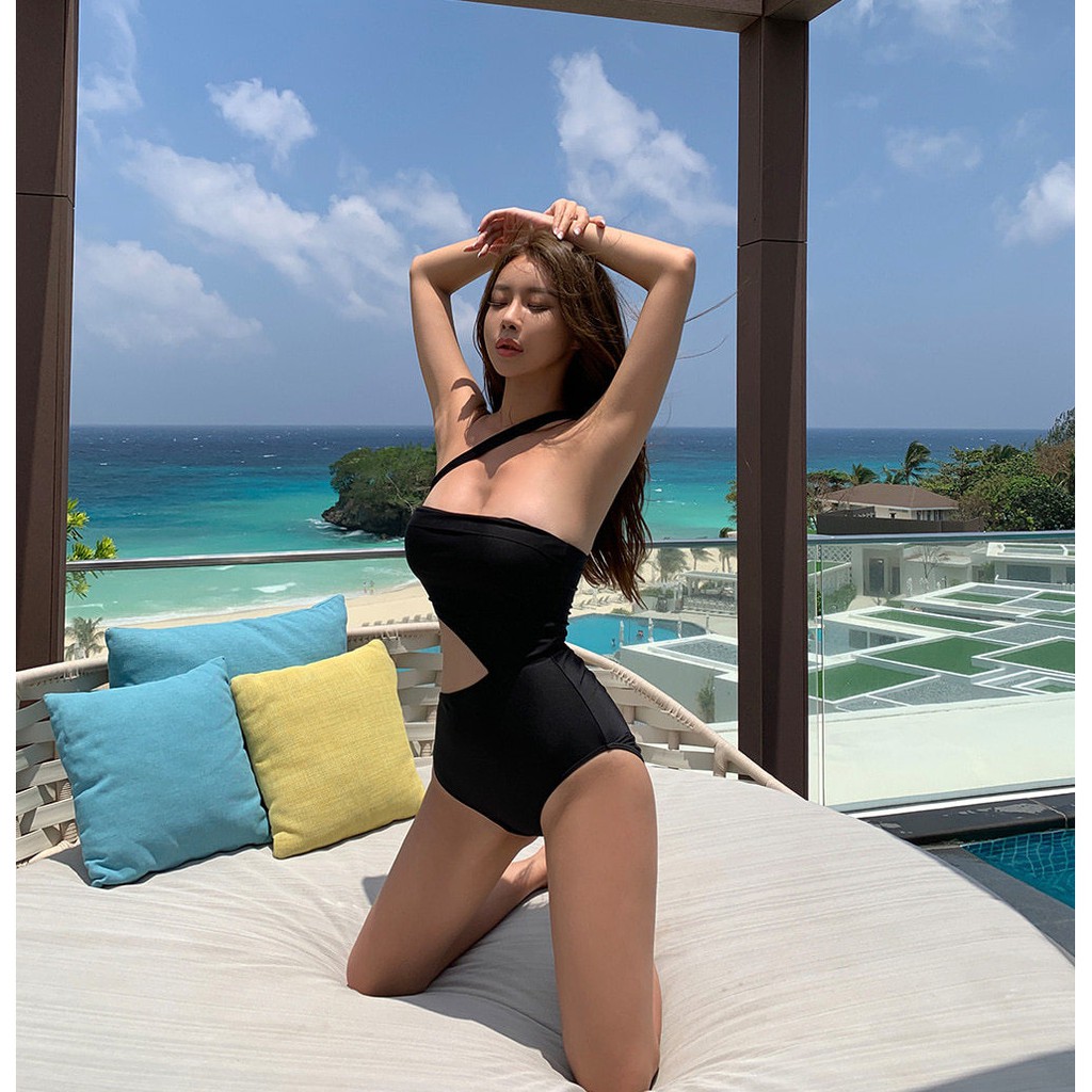 Bộ quần áo bơi nữ 1 mảnh bikini dành cho bạn gái đi biển mùa hè 2021 mã L55 | WebRaoVat - webraovat.net.vn
