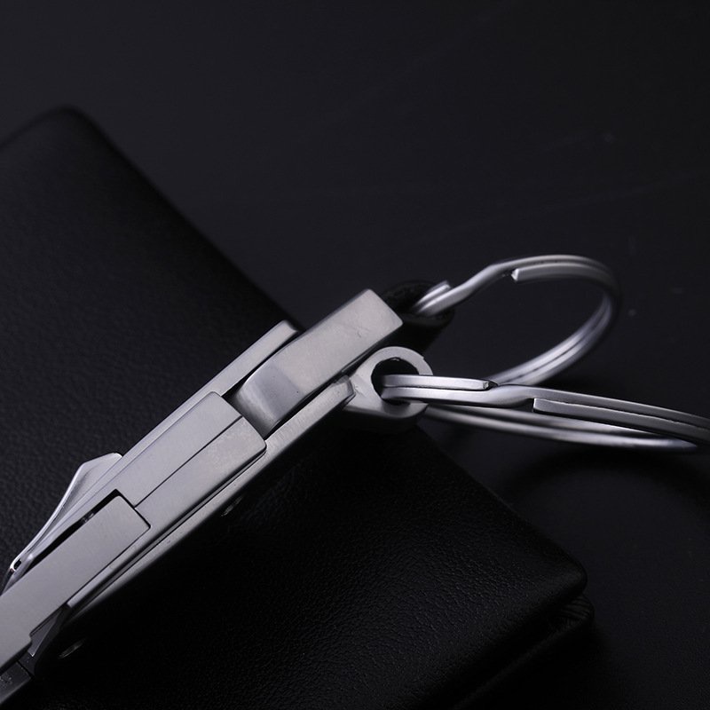 Móc khoá ô tô xe máy Jobon ZB-8716 cao cấp có móc treo đỉa quần