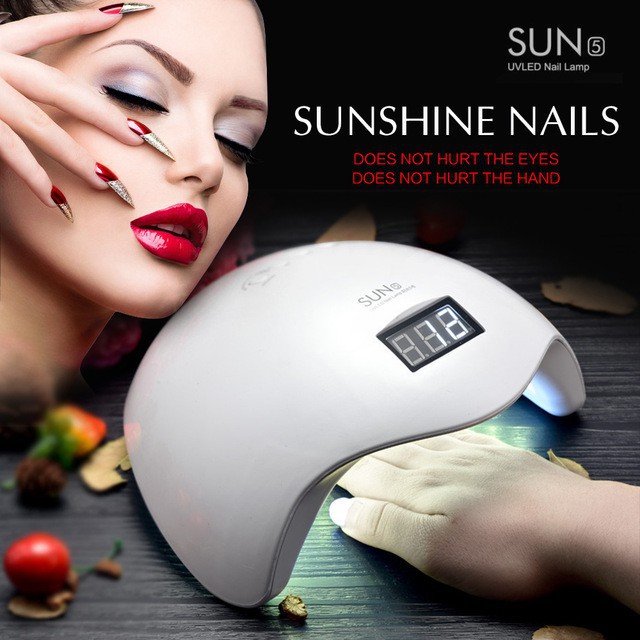 Máy Hơ Gel Nail Sun 5 48W UV/LED Chính Hãng