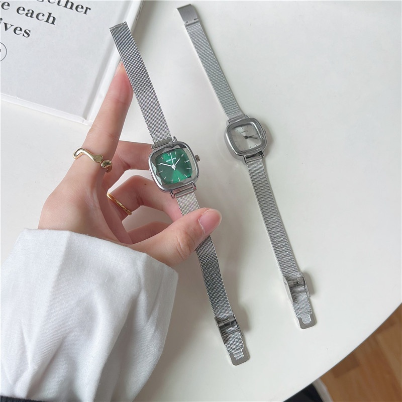 Đồng hồ nữ Ulzzang U94 kiểu mới thời trang mặt vạch tuyệt đẹp phong cách Hàn Quốc