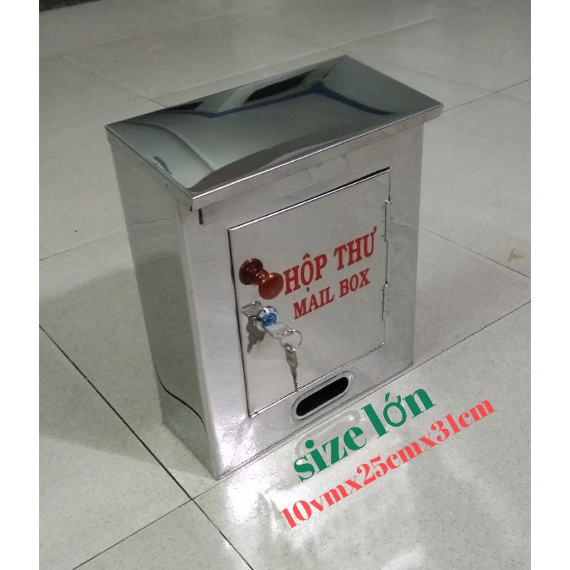 Hộp thư báo inox size lớn, hôp thư góp ý.