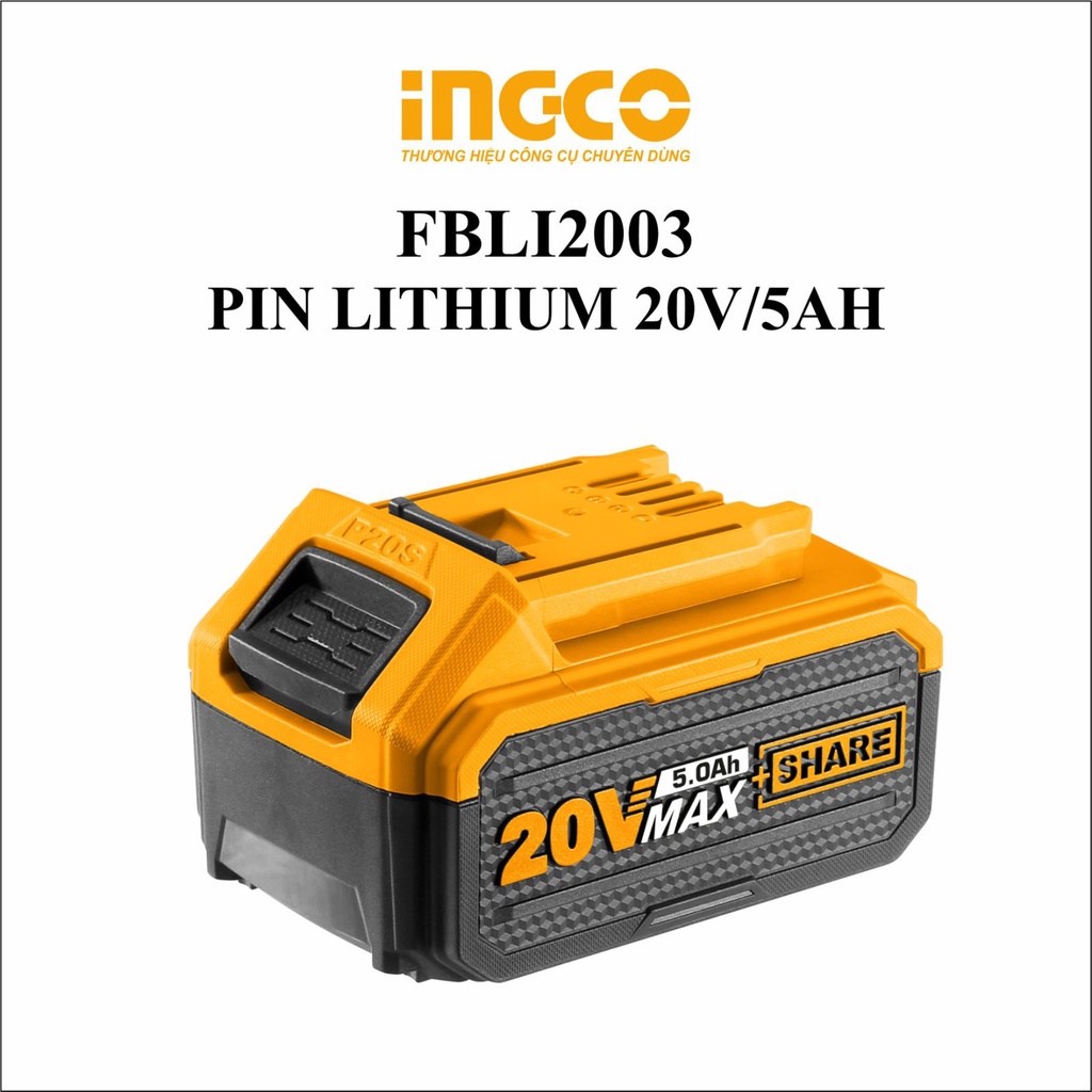 Pin Lithium 20V/5Ah INGCO FBLI2003