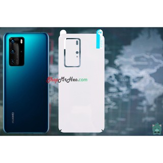 Dán Dẻo PPF Mặt Sau Lưng Huawei P40 - P40 Pro