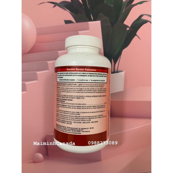 Viên uống Coenzyme Q10 100mg Kirkland Signature 300 viên