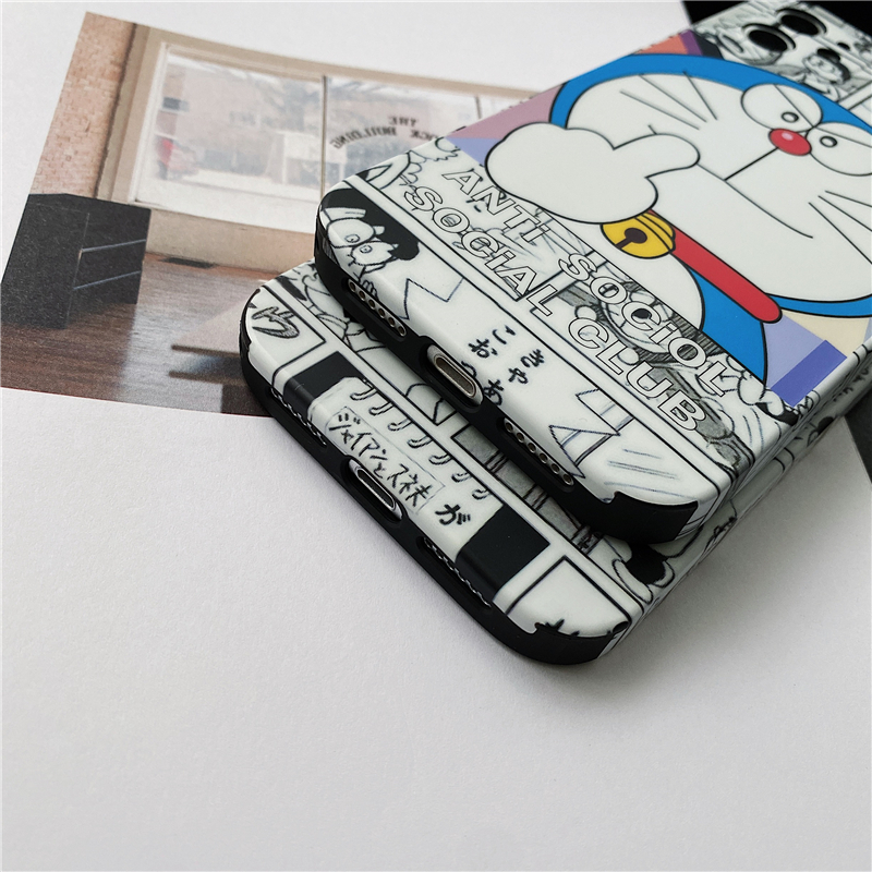 Ốp Lưng In Hình Doraemon Đáng Yêu Cho Iphone 12 Pro Max / I7 / I8 Plus / X / Xs / Xr / Xs Max / 11 / 11 Pro / 11 Pro Max / Se2