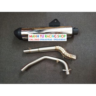 Pô sonic gắn wave,sirius,exciter,winner cổ 2 khúc - PO609