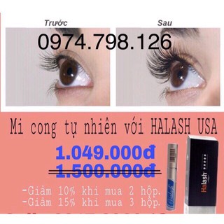 Thuốc mọc mi và làm dài mi Halash 3.5ml