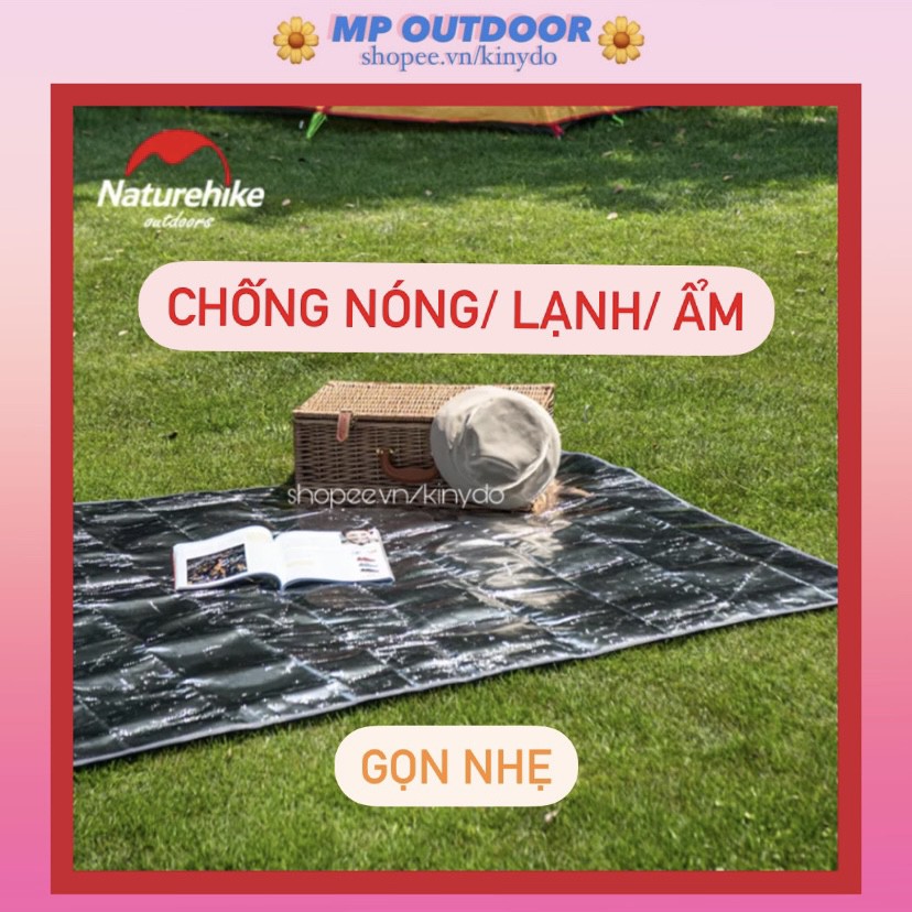 TẤM CÁCH NHIỆT CHỐNG NÓNG LẠNH ẨM CẮM TRẠI NGỦ LỀU DÃ NGOẠI DU LỊCH NATUREHIKE NH20FCD03