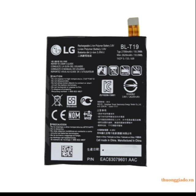 Pin LG GOOGLE NEXUS 5X H791 H798 H790 - BL-T19
