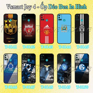 Ốp lưng Vsmart Joy 4 - Ốp dẻo đen in hình Logo Câu lạc bộ bóng đá
