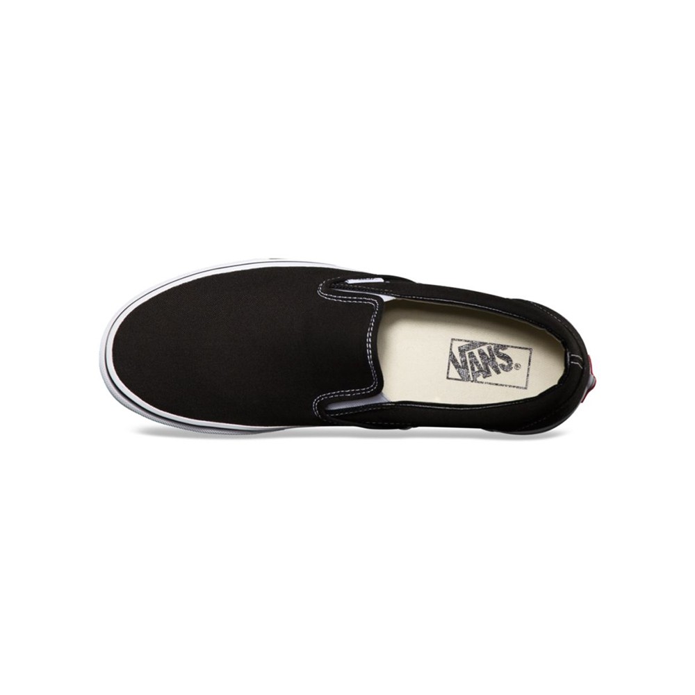 [Mã FASHIONMALLT4 giảm 15% đơn 150k] Giày Sneakers Vans Classic Slip-on Black/White