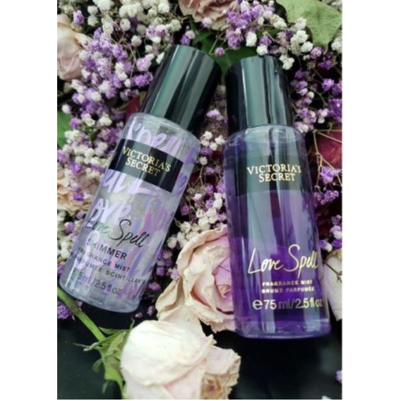 Combo 2 chai xịt thơm toàn thân 75ml Victoria's secret