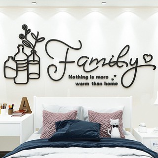 Tranh dán tường mica dán nổi family 2021 trang trí phòng khách, phòng ngủ, phòng tân hôn, phòng làm việc