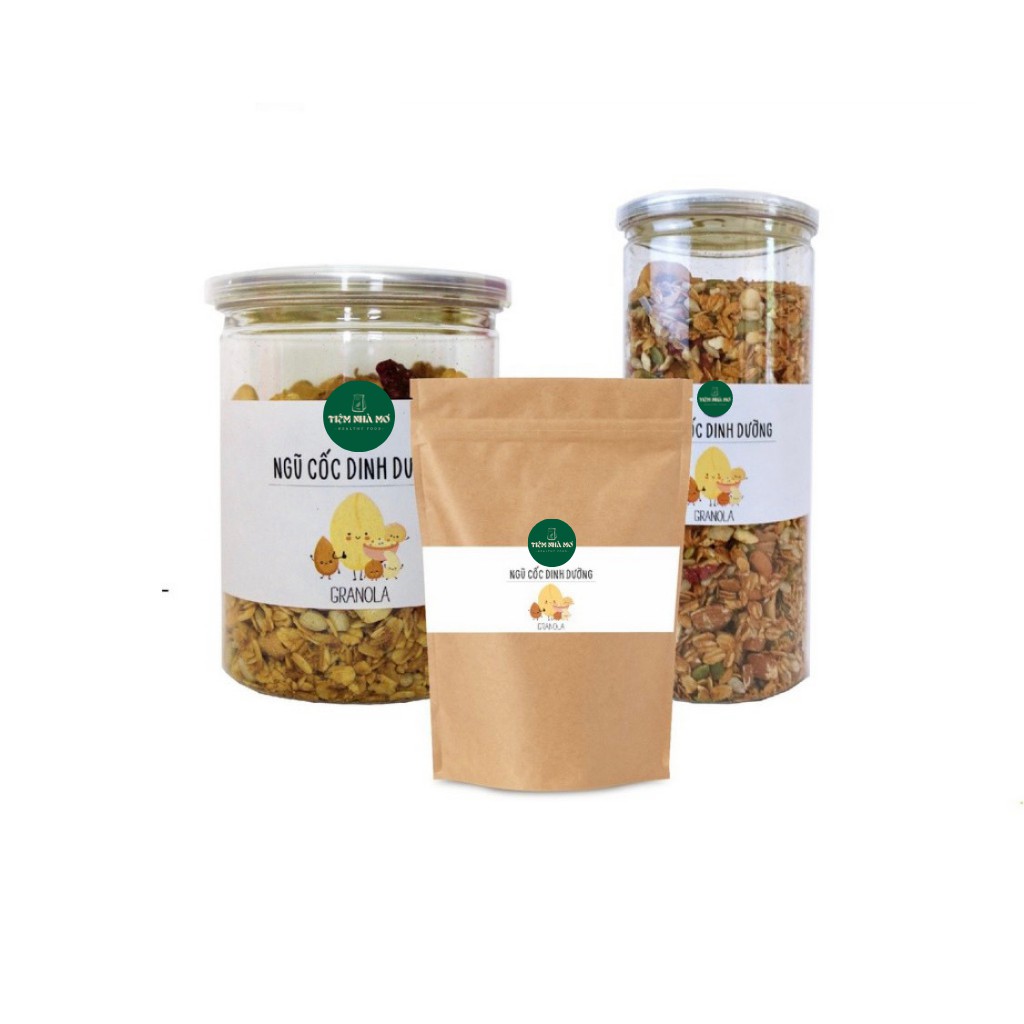 Granola trái cây không đường - Ngũ cốc trái cây ăn kiêng, giảm cân, ăn vặt healthy by Tiệm nhà Mơ