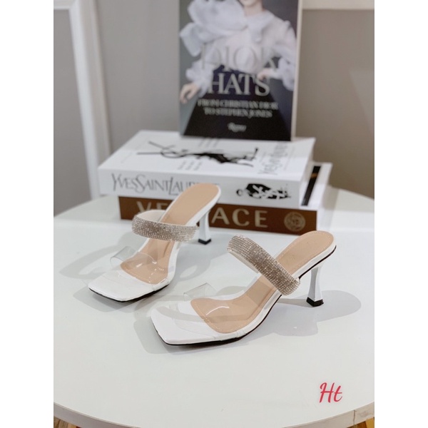 ❤️ NEW HOT 2022 HÀNG CÓ SẴN❤️ Guốc mika quai đá gót nhọn 7cm