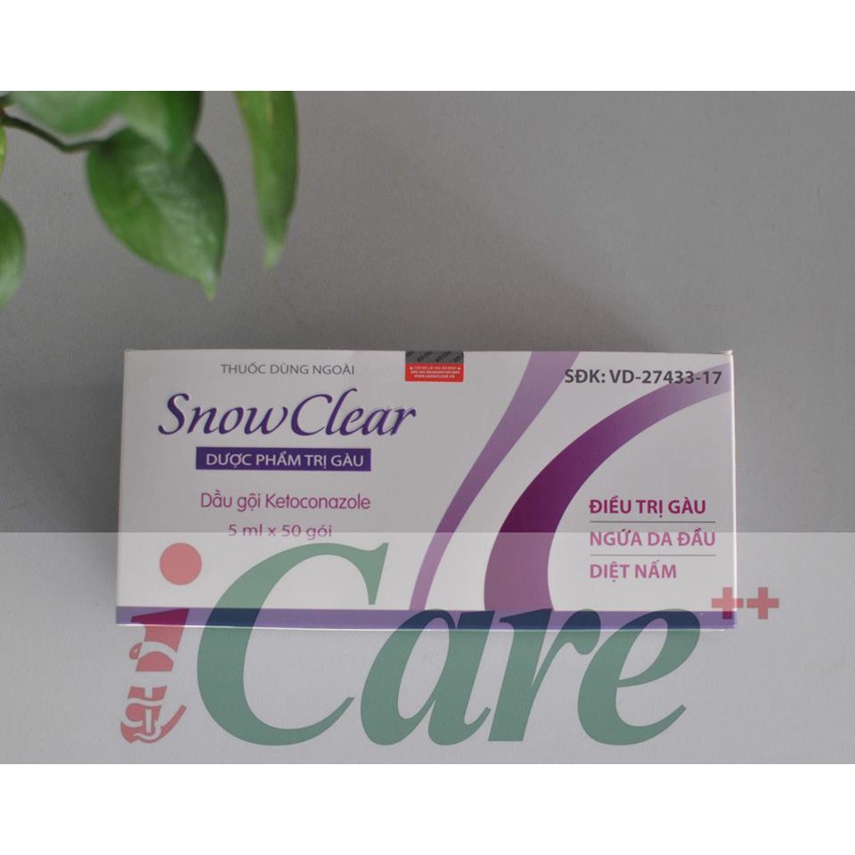 DẦU GỘI TRỊ GÀU SNOW CLEAR GÓI 5ML