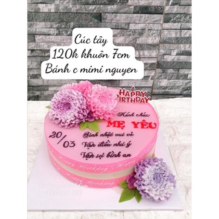 Khuôn Silicon Hoa Cúc Tây 7.5Cm