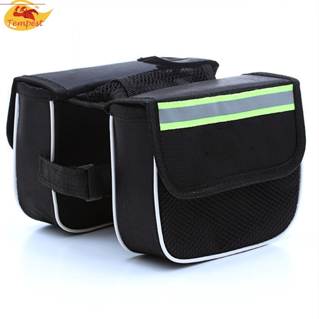 TE 3-in-1 Bicycle Bag Large Capacity Magic Stickers Design Hard Shell Bag Bicycle Cycling Equipment