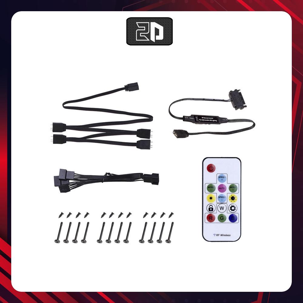 Bộ Quạt ID-Cooling DF-12025 ARGB Led 5v đồng bộ Aura Sync