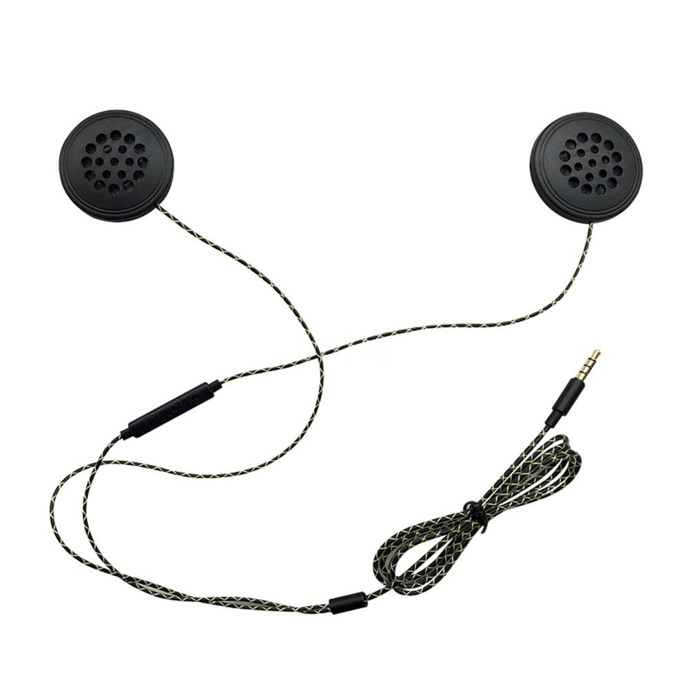 Tai nghe đàm thoại chất lượng cao có dây 3.5mm tích hợp micro gắn nón bảo hiểm tiện dụng