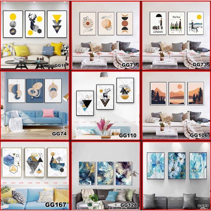 Tranh treo tường canvas decor trừu tượng nghệ thuật trang trí phòng khách, phòng ngủ, phòng ăn, cửa hàng , nhà hàng, spa