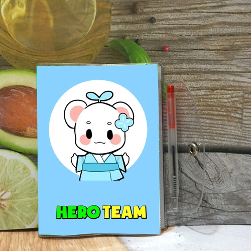 Sổ tay Hero Team - nhân vật Simmy (Tặng kèm cây viết)