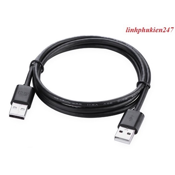 Cáp USB 2.0 2 đầu đực dài 0,5m chính hãng Ugreen UG-10308