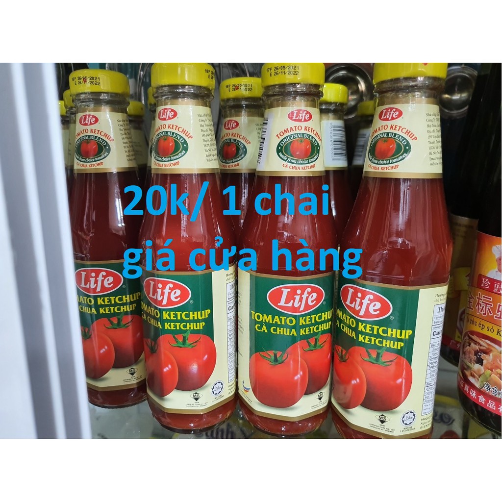 Sốt Cà Chua Ketchup Life Chai 330g