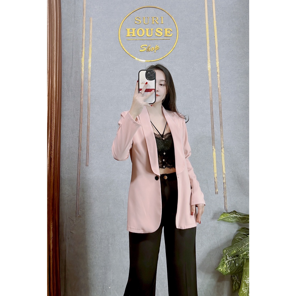 Áo blazer nữ áo vest khoác ngoài phong cách Hàn Quốc, chất Caro vest dày dặn, co giãn, không nhăn.