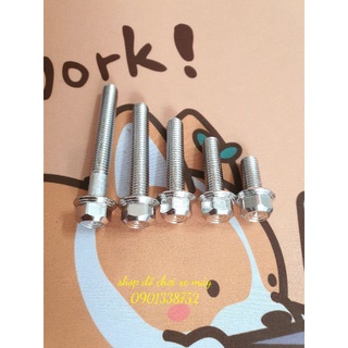 ốc thái đầu trụ inox 304 không gỉ size 6li _ 8li _ 10 li chiều dài đủ kích cỡ