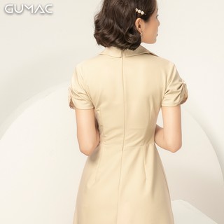 Đầm cổ V bản lật GUMAC DA973