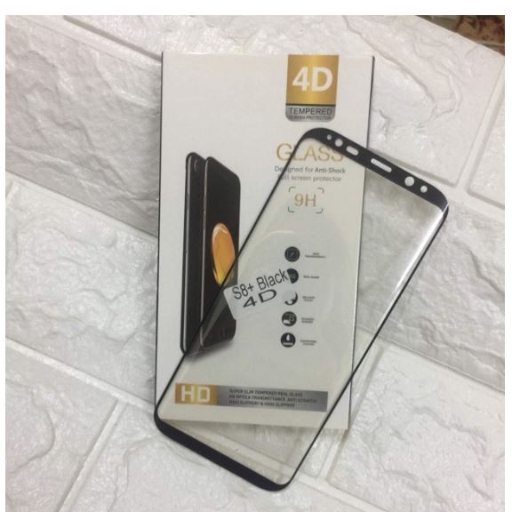 Dán kính cường lực 4D màu full toàn bộ màn hình cho Galaxy S8 Plus