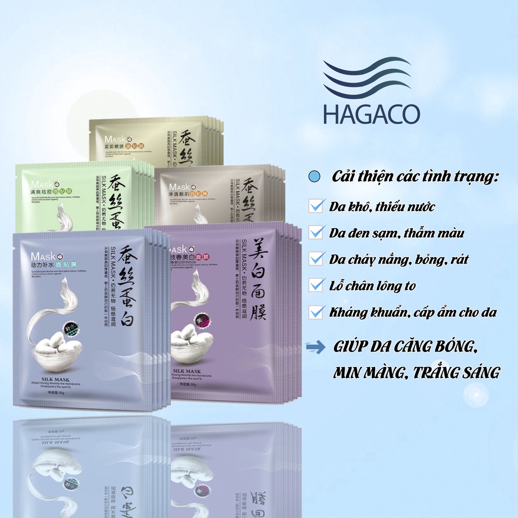 Mặt nạ giấy dưỡng da mụn cấp ẩm thải độc tơ tằm ONE SPRING SILK MASK - HÀNG CHÍNH HÃNG GIÁ RẺ CS28