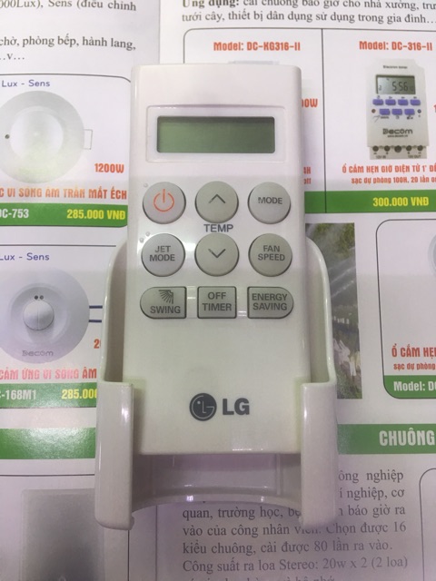 REMOTE ĐIỀU KHIỂN MÁY LẠNH ĐIỀU HOÀ LG ZIN CHÍNH HÃNG