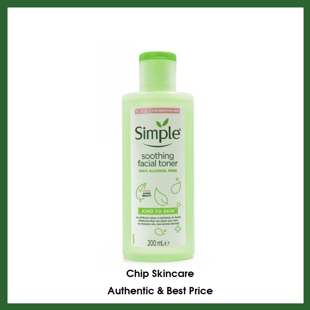 Nước Hoa Hồng Simple Soothing Facial Toner - Chip Skincare