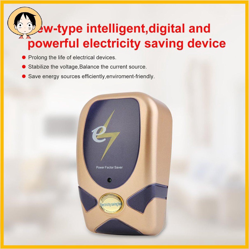 28KW Electricity Saving Box 90V-250V Electric Energy Power Saver Smart US Plug