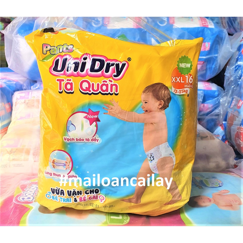 Tã quần UNIDRY size M22/L20/XXL16/XL18